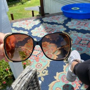 Oakley gold and brown changeover sunglasses